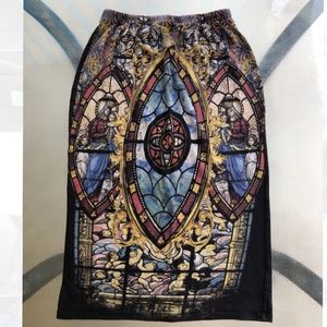 Stained glass skirt
